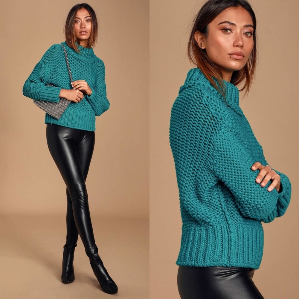 Free People My Only Sunshine Turtleneck Sweater L